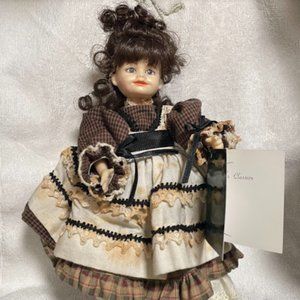 Original Chris Miller Jo Doll Collectible Home Pittsburg Original Porcelain